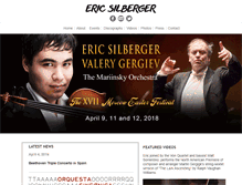 Tablet Screenshot of ericsilberger.com